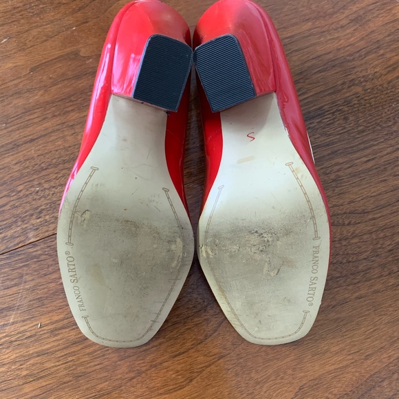 Sassy Red Franco Sarto Heals - Picture 4 of 4